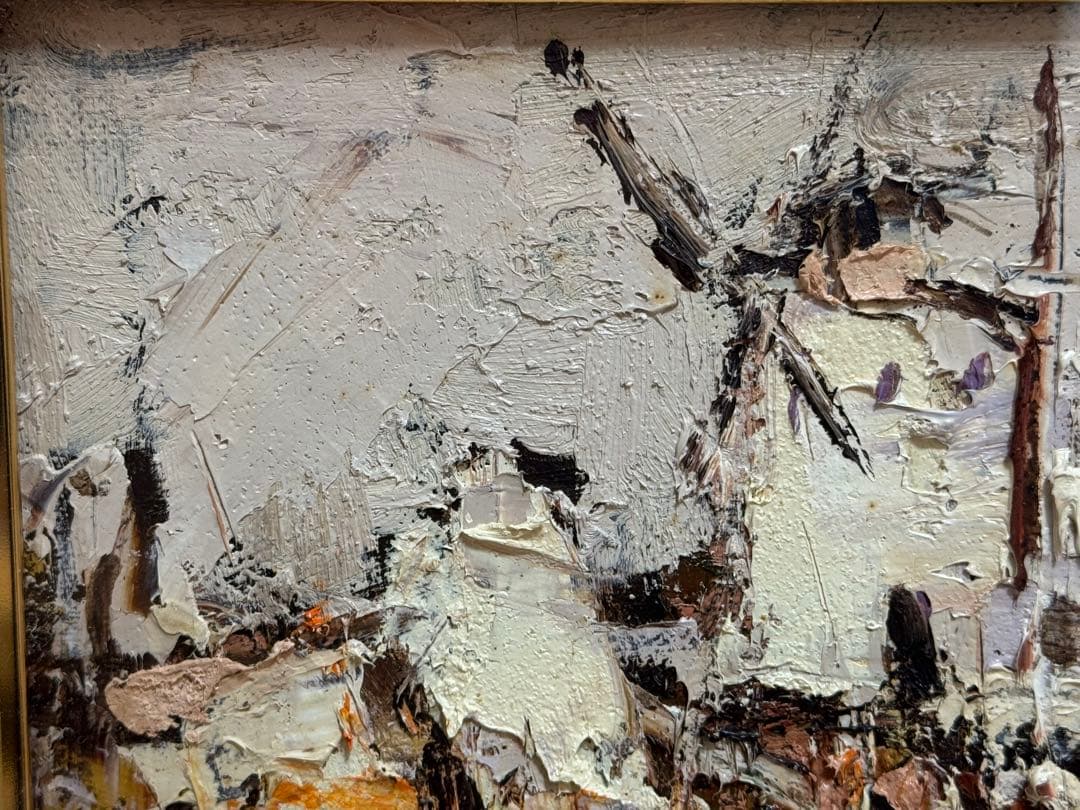 友成晴雄 油彩画