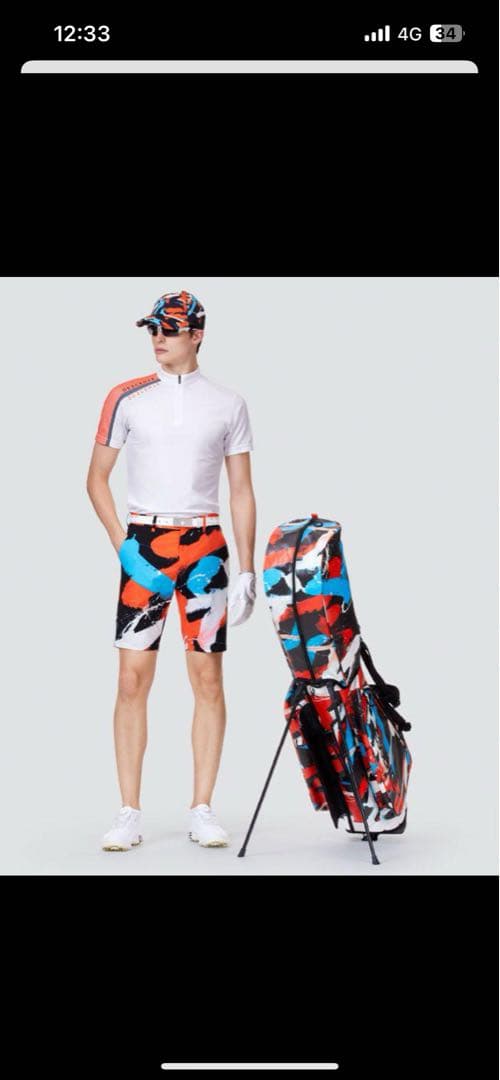 DESCENTE スタンド式キャディバッグ