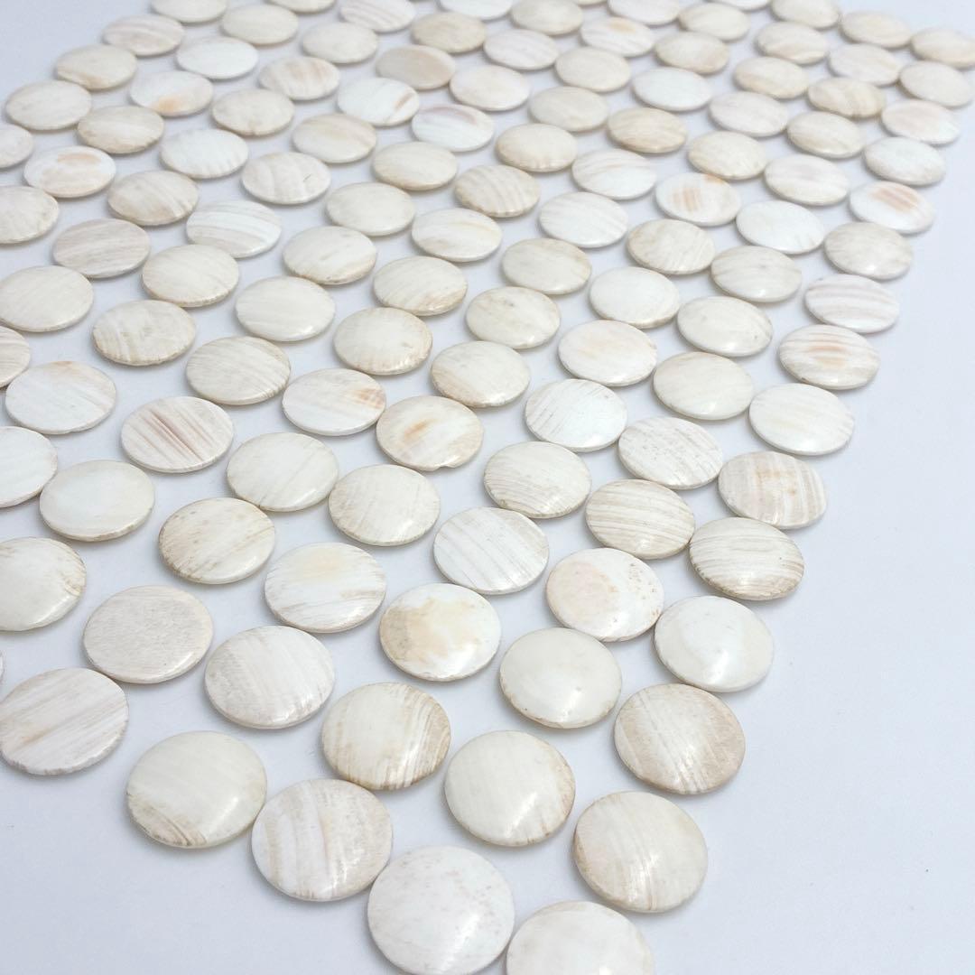 【希少】本蛤（はまぐり）碁石 20号 21号 薄型 和囲碁 石 白石 黒石