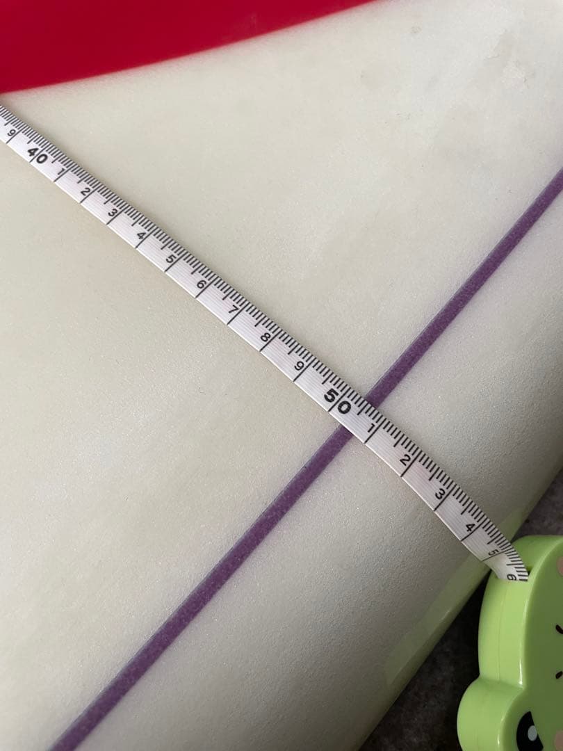 レトロツインフィッシュ5.10厚さ浮力あり