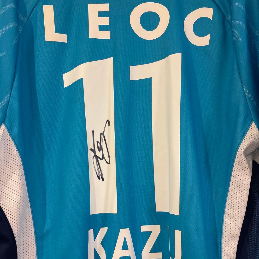KINGKAZUキングカズ横浜FCサイン入りユニ