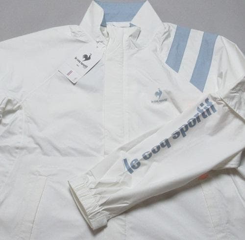 新品 ルコックゴルフ ストレッチ レインウェア上・下セット/メンズ/S/ホワイト