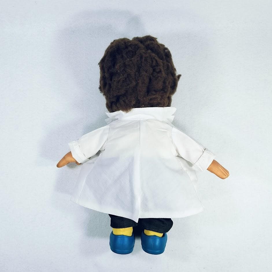 Dr.スランプ アラレちゃん 則巻千兵衛 本体 白衣 ソフビ 29cm ポピー