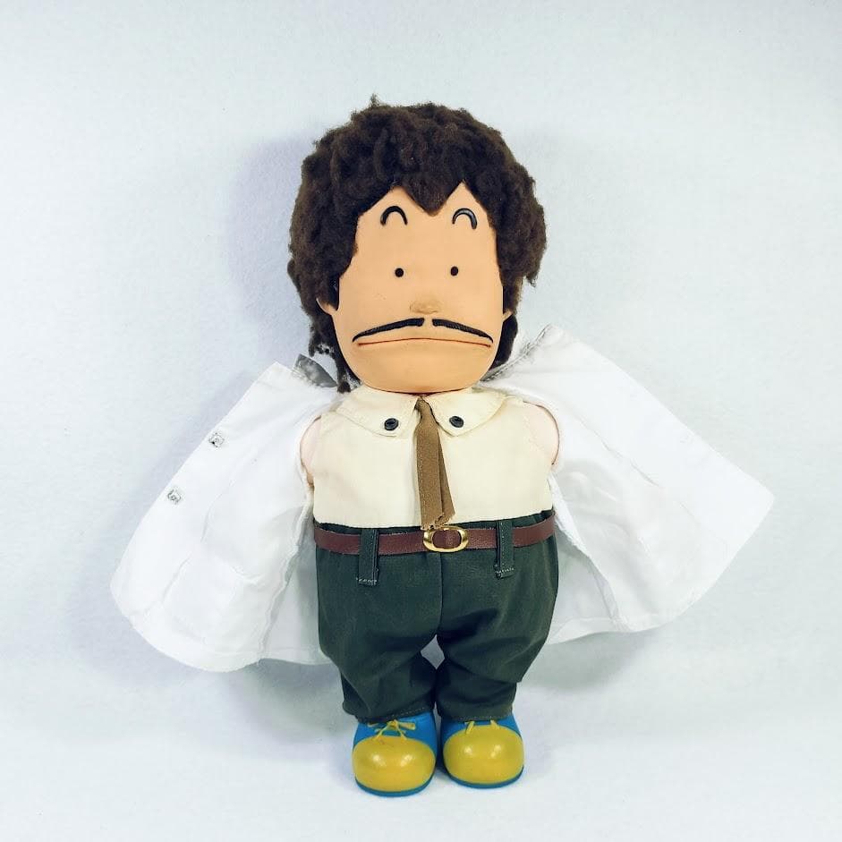 Dr.スランプ アラレちゃん 則巻千兵衛 本体 白衣 ソフビ 29cm ポピー