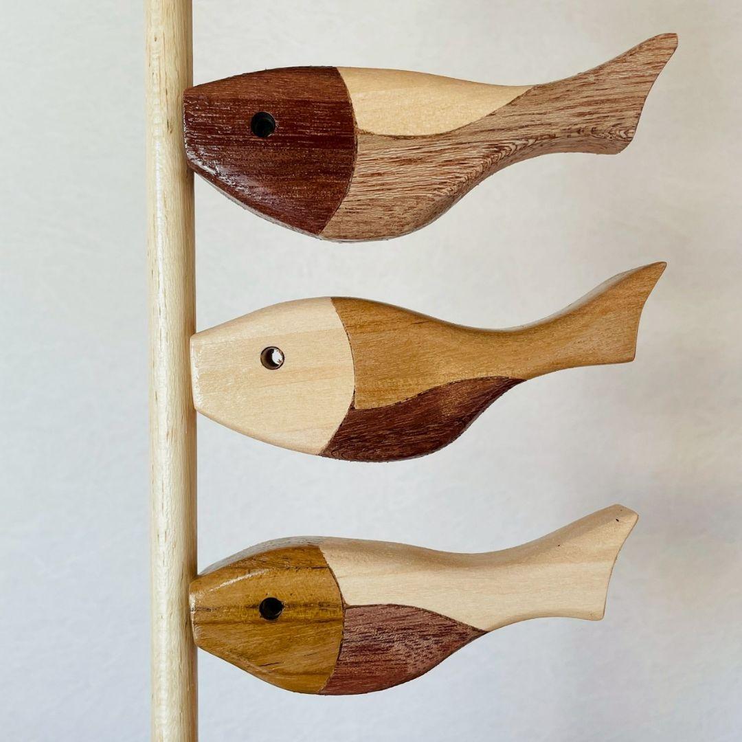 【一品物】寄せ木　鯉のぼりＢタイプ