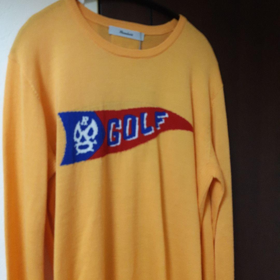 新品ラッセルノ　Russeluno Golfハイゲージニットセータ定価30800