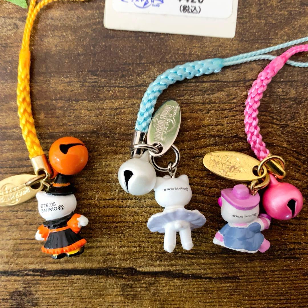 【レア】ハローキティ USJ限定　 マリリン　ウェスタン　ハロウィン根付　3点