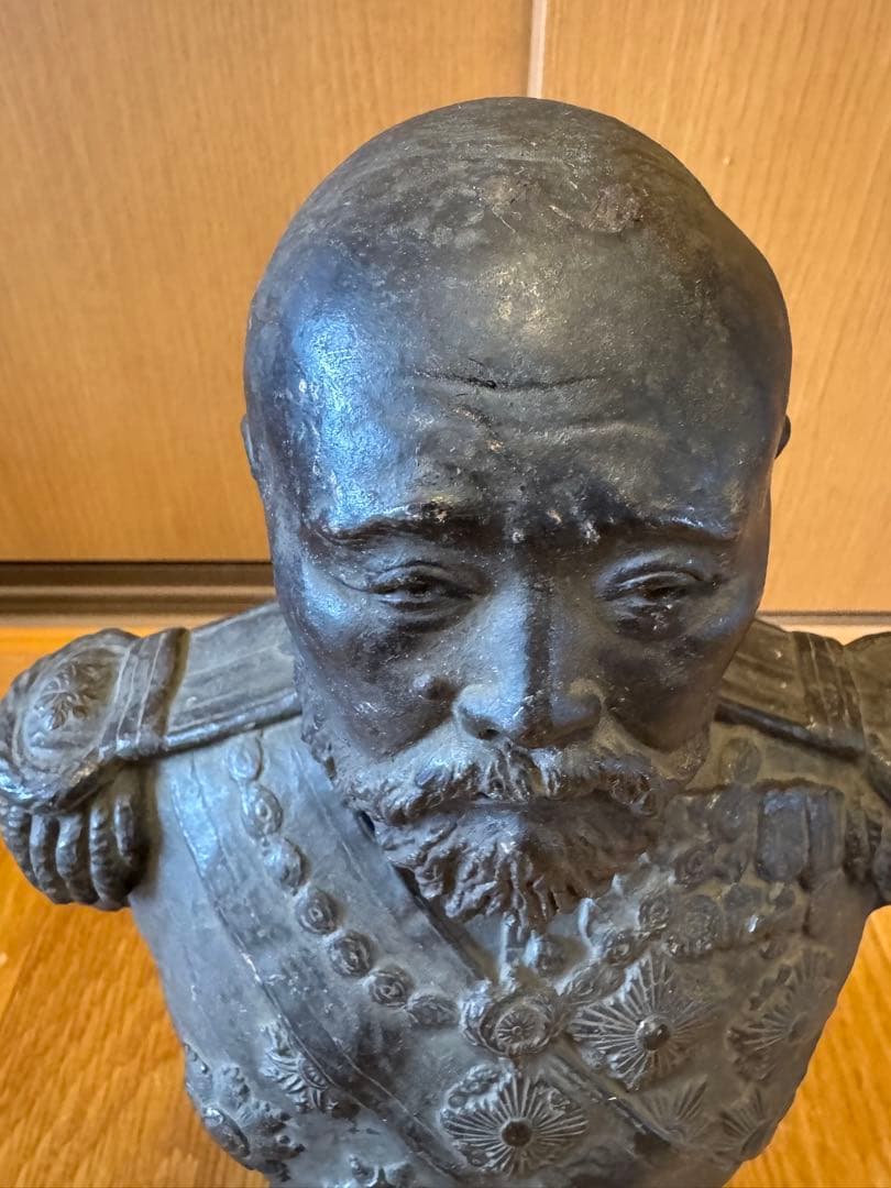 舶*来様 伊藤博文　ブロンズ　銅像　真鍮　オブジェ　インテリア　白井雨山　時代