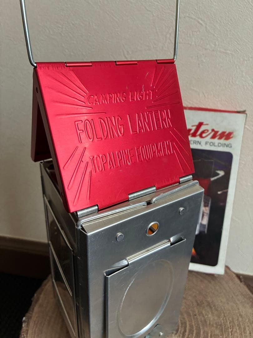 EVER NEW 屋根ランタン エバニュー キャンドルランタン 折り畳み