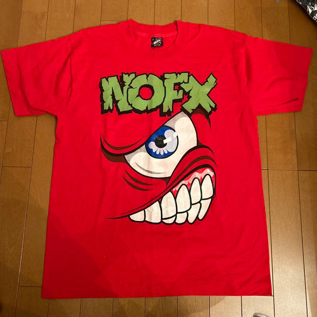 NOFX 赤 Tシャツ アートワーク　サイズL