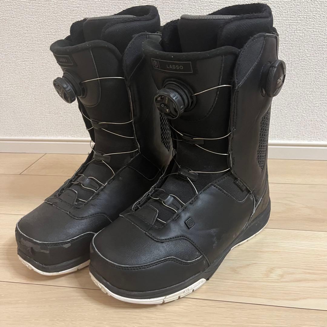 【良品】LASSO ブラック スノーボードブーツ　ride ブラック　27 ✨