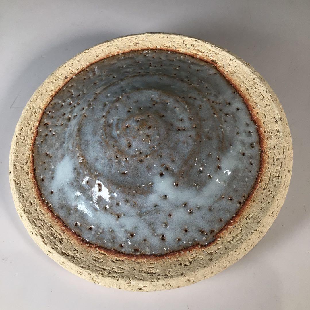 Ｎ９９５　水指　『萩焼』『天龍窯　服部要萩造』『一重口水指』　共箱　茶道具