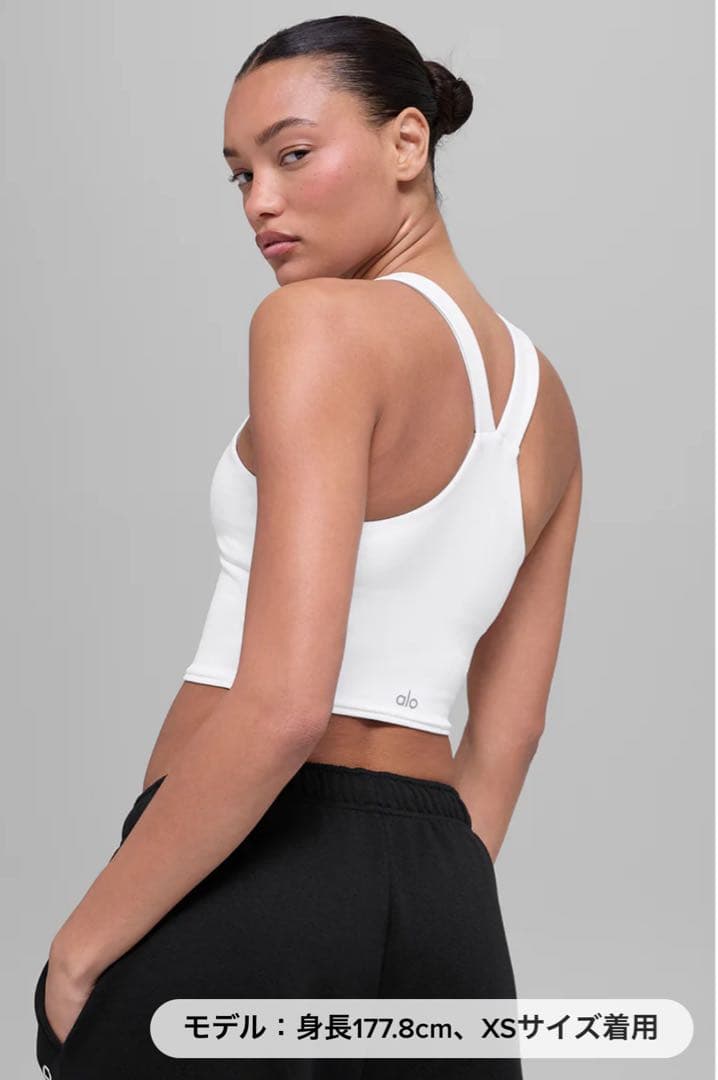 【新品タグ付】alo yoga Airbrush リアル ブラ タンク