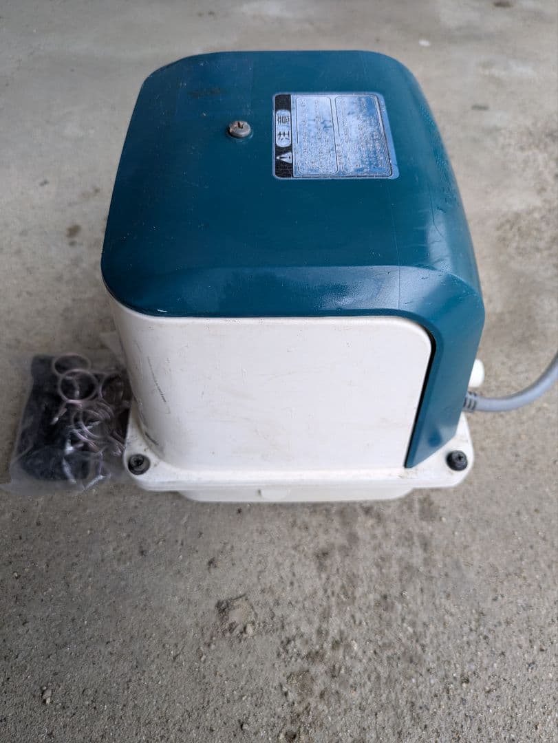 動作品④　新品エアフィルター付き　DUO-80 左ばっ気　ブロワー　エアー