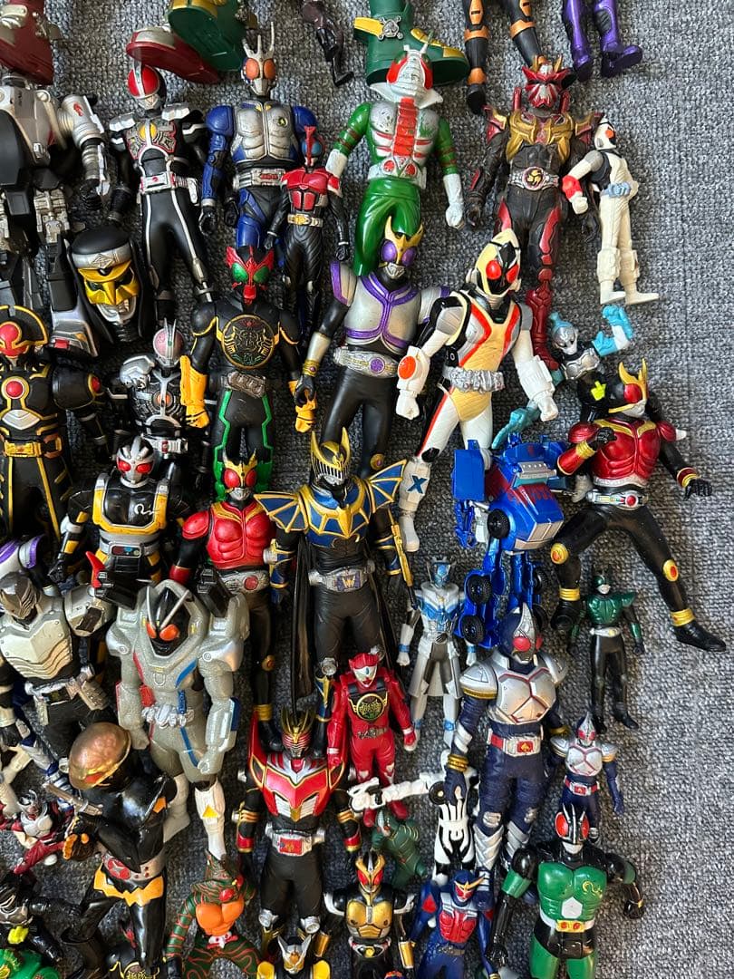 ★当時物 仮面ライダー ソフビ フィギュア バンダイ まとめ売り 約6.6kg