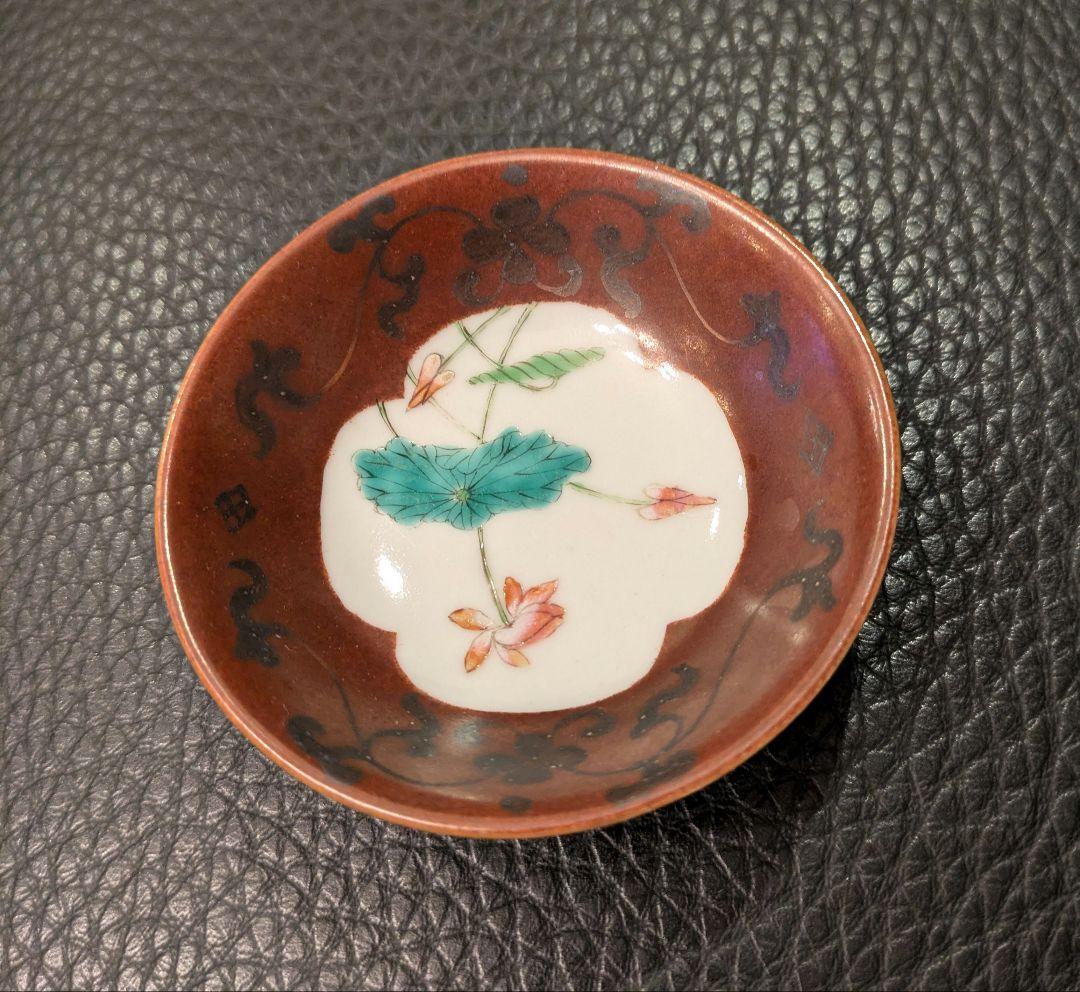 【グッド】アンティーク　中国清朝？　小皿　6枚