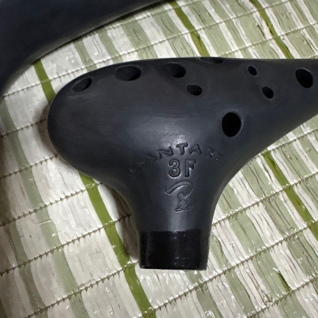 CANTARE 4C 3F オカリナ 黒 ケース付き　カンターレ 楽器　笛