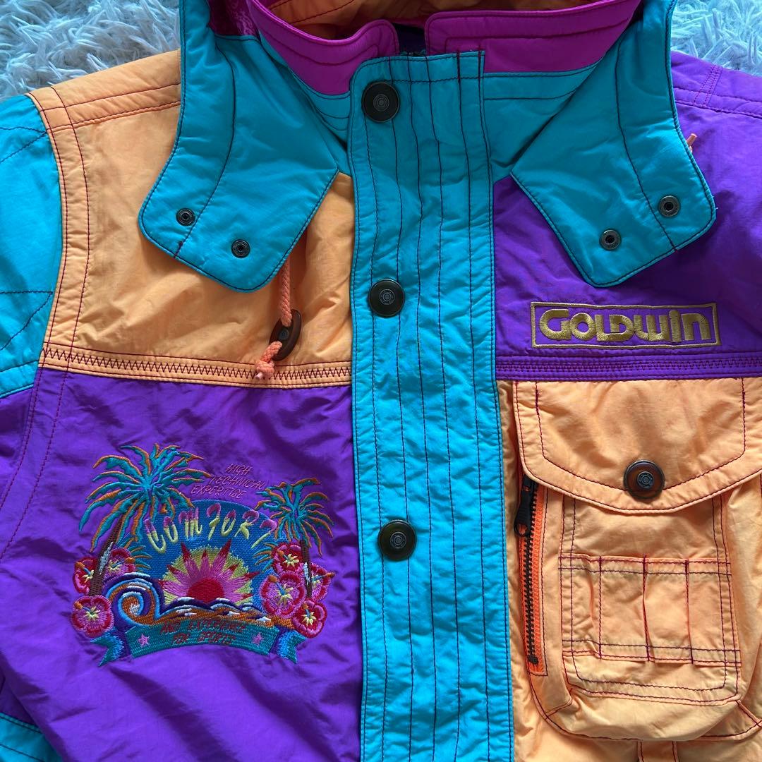 GOLDWIN 90s ヴィンテージ スキーウェア セットアップ 刺繍