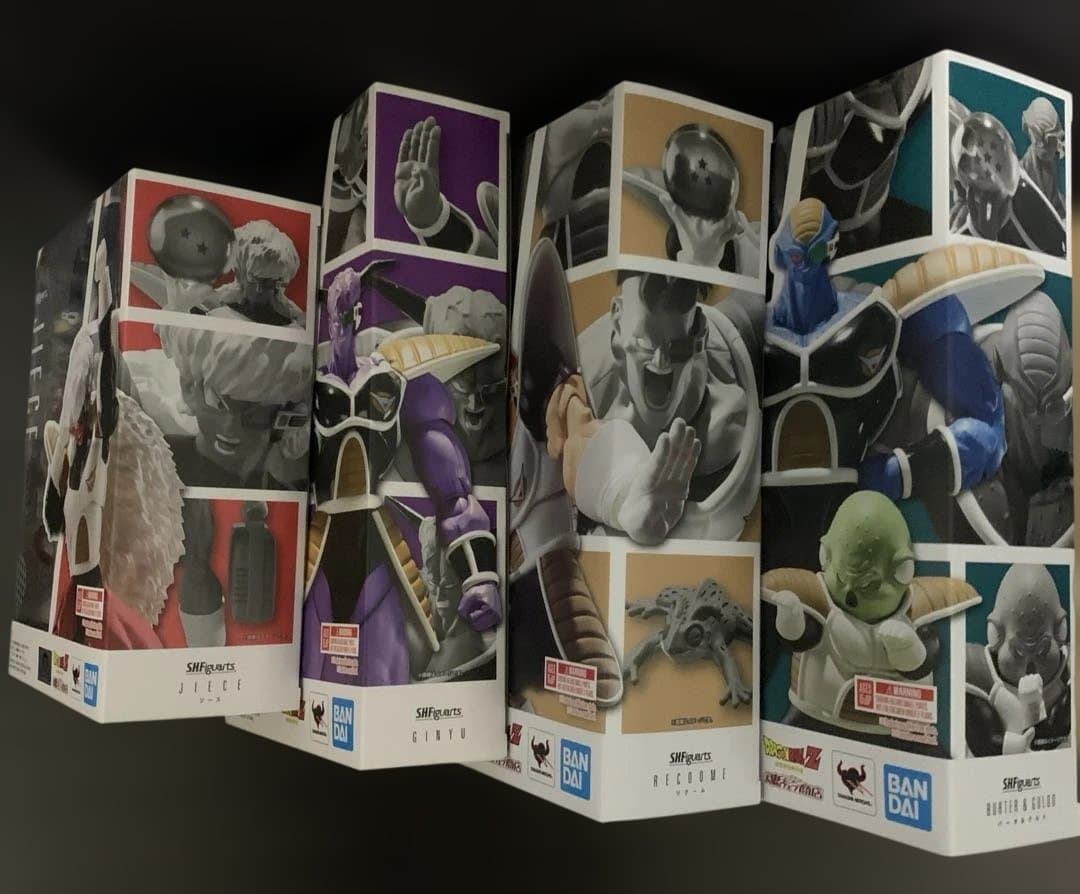 SH Figuarts フィギュアーツ　ギニュー特戦隊４点セット