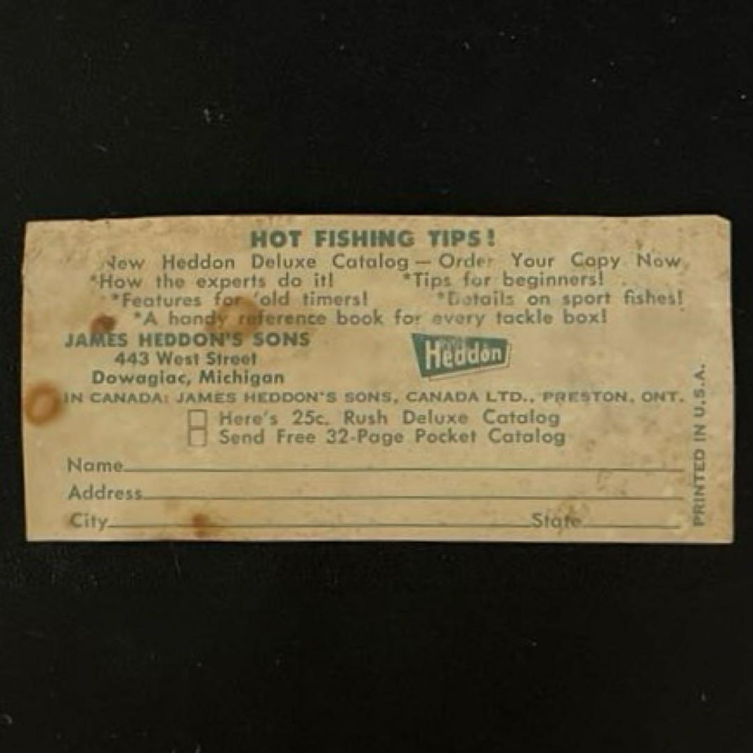 廃盤 ヘドン ザラスプーク 1st ファーストザラ 金目 SS