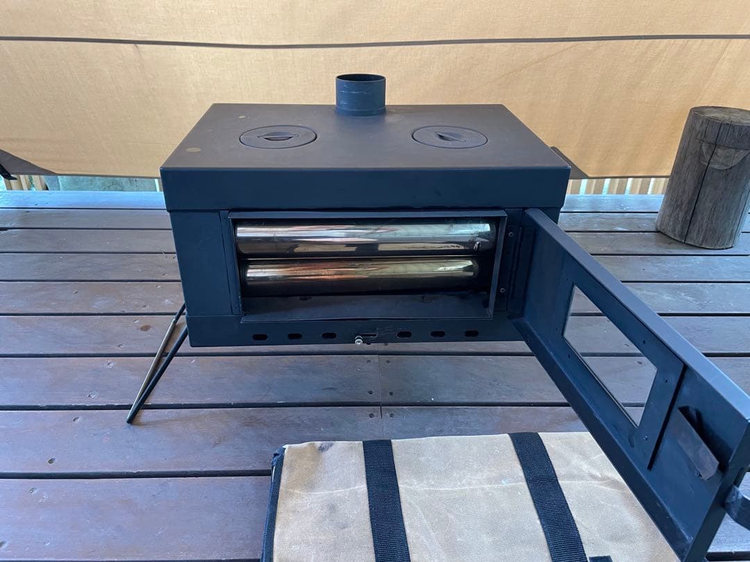 テントマークデザイン　iron-stove ちび　薪ストーブ　中古