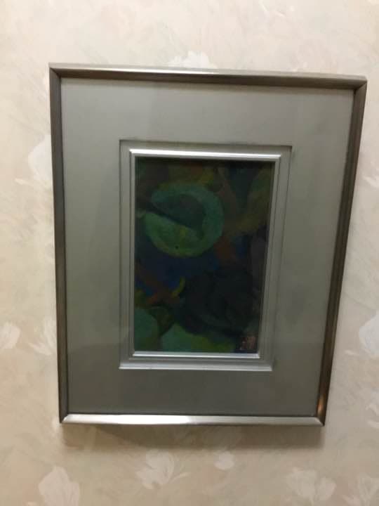 絵画 日本画の重鎮 山口吉参郎  サムホール