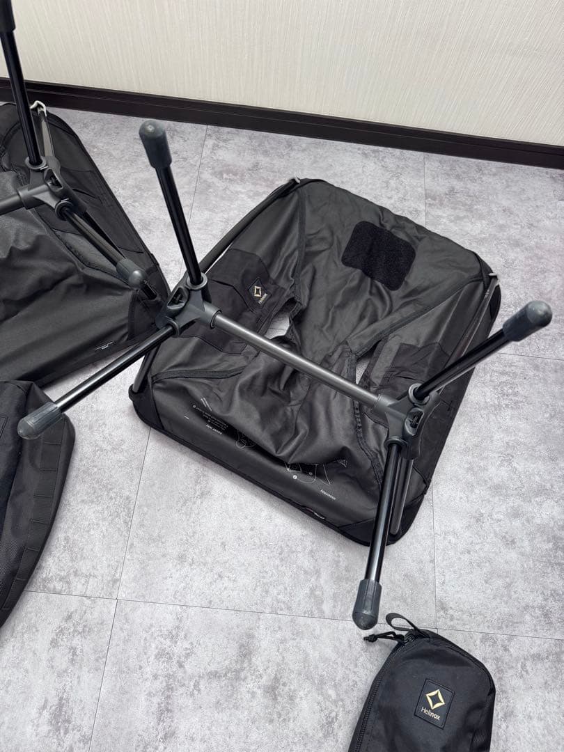 helinox タクティカルチェア　ブラック　二脚セット