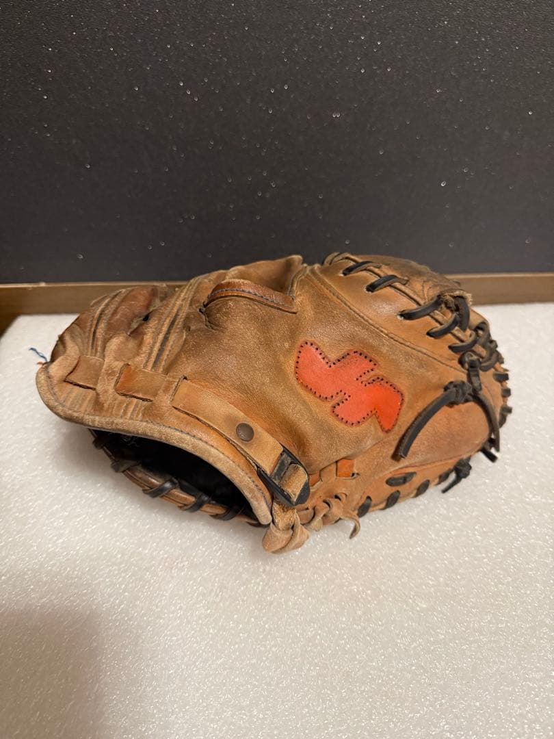 ★人気★ ハタケヤマ 硬式用 キャッチャーミット 日本製 紐切れ無し