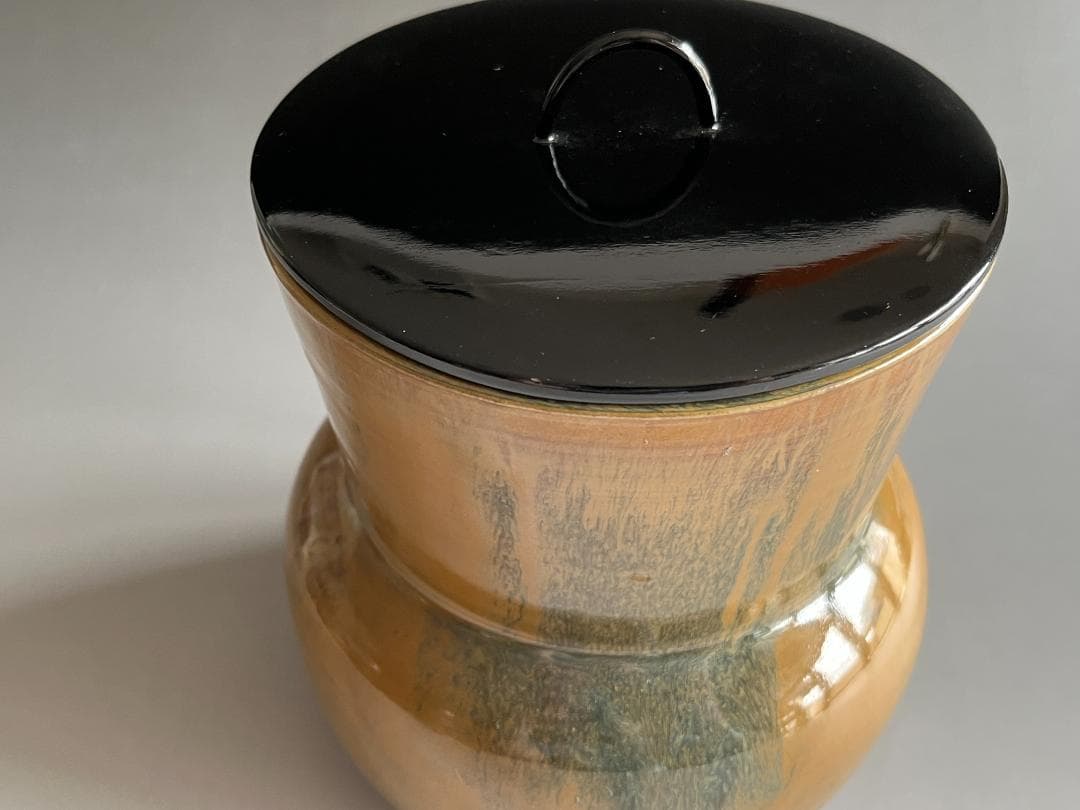 14代　亀井味楽　高取　鮟鱇水指　茶道具