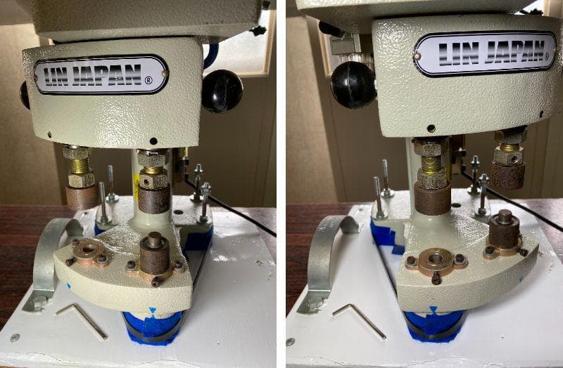 エアー式はと目打ち機　モデルNO-SMM-02-100