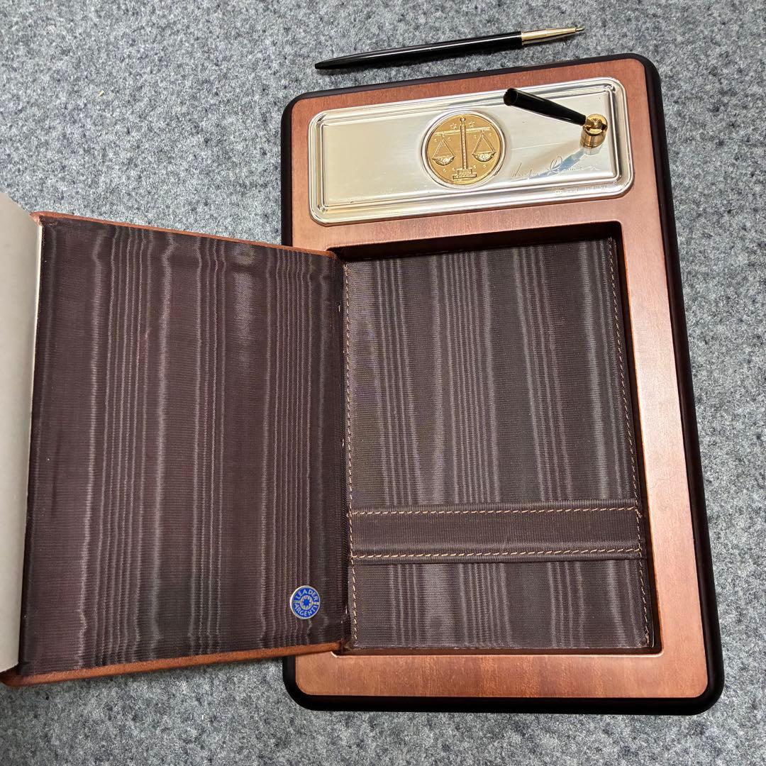 【極美品】Leader Argenti イタリア製 デスクメモ シルバー925