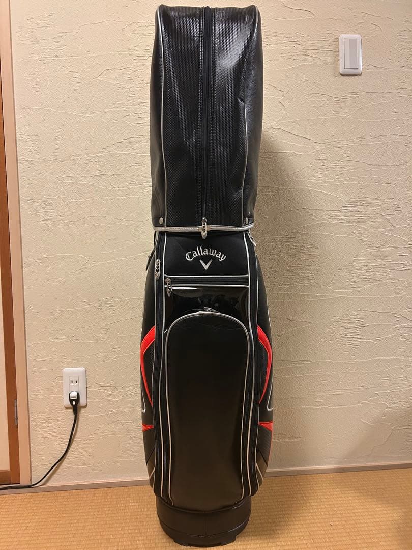 Callaway X Hot キャディバッグ 黒/赤