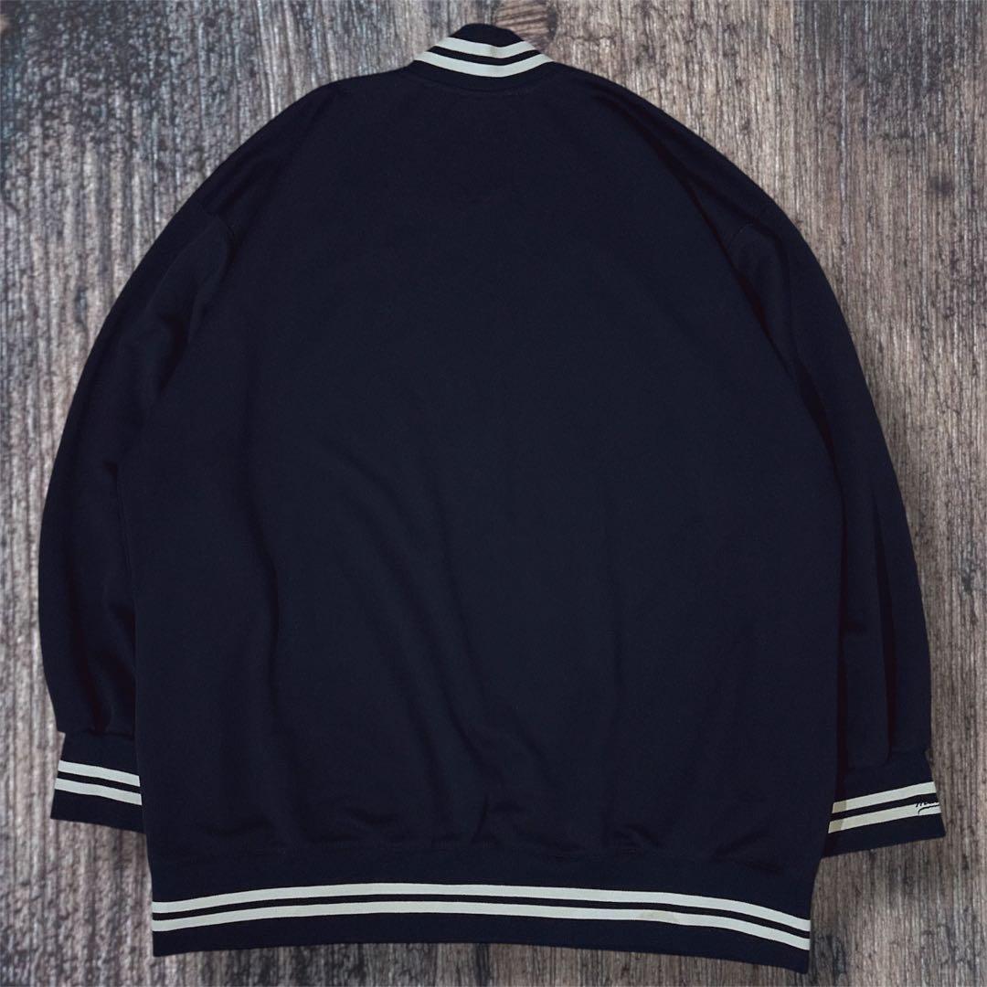 牙*狼様 希少 90s ヤンキース Mitchell & Ness ハーフジップ