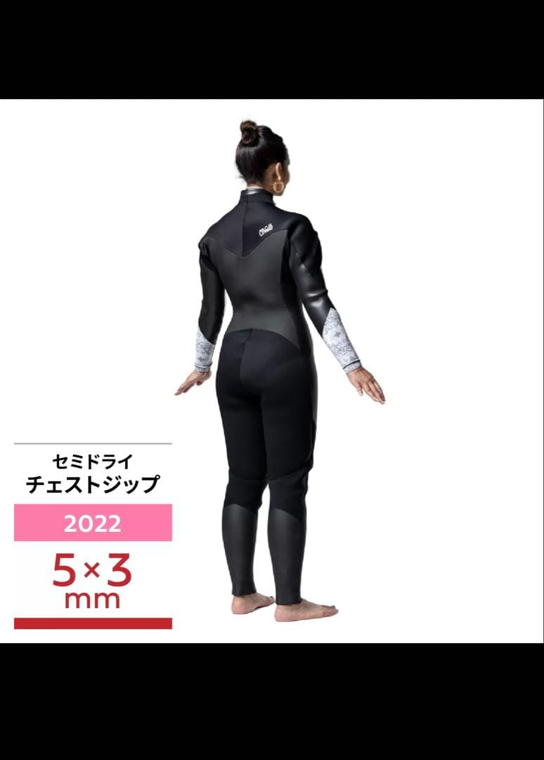 オニール WOMEN セミドライ 5/3mm(2022-2023秋冬) , L