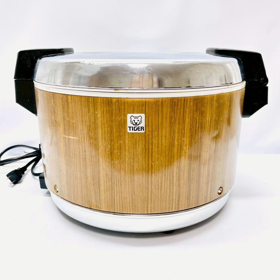 動作保証付　タイガー 電子ジャー 業務用 保温専用 木目 JHA-4000