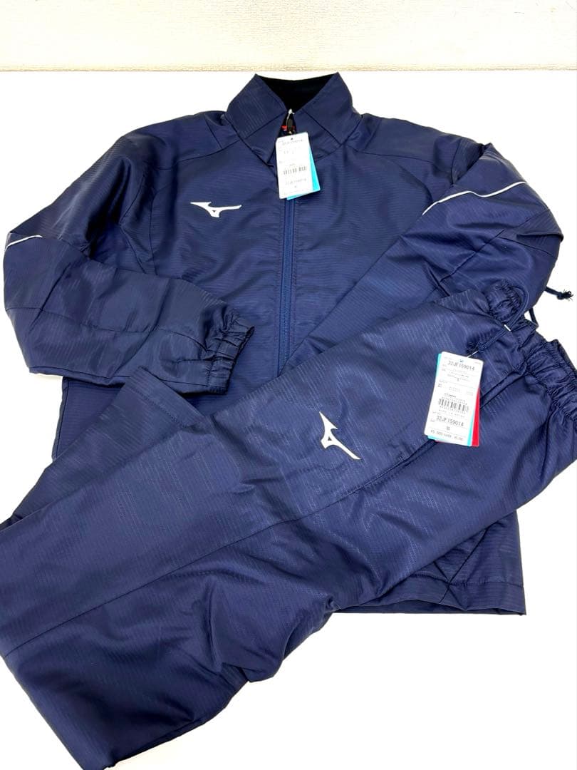 新品未使用✳︎Mizuno ネイビー ジャージ上下セットSサイズ