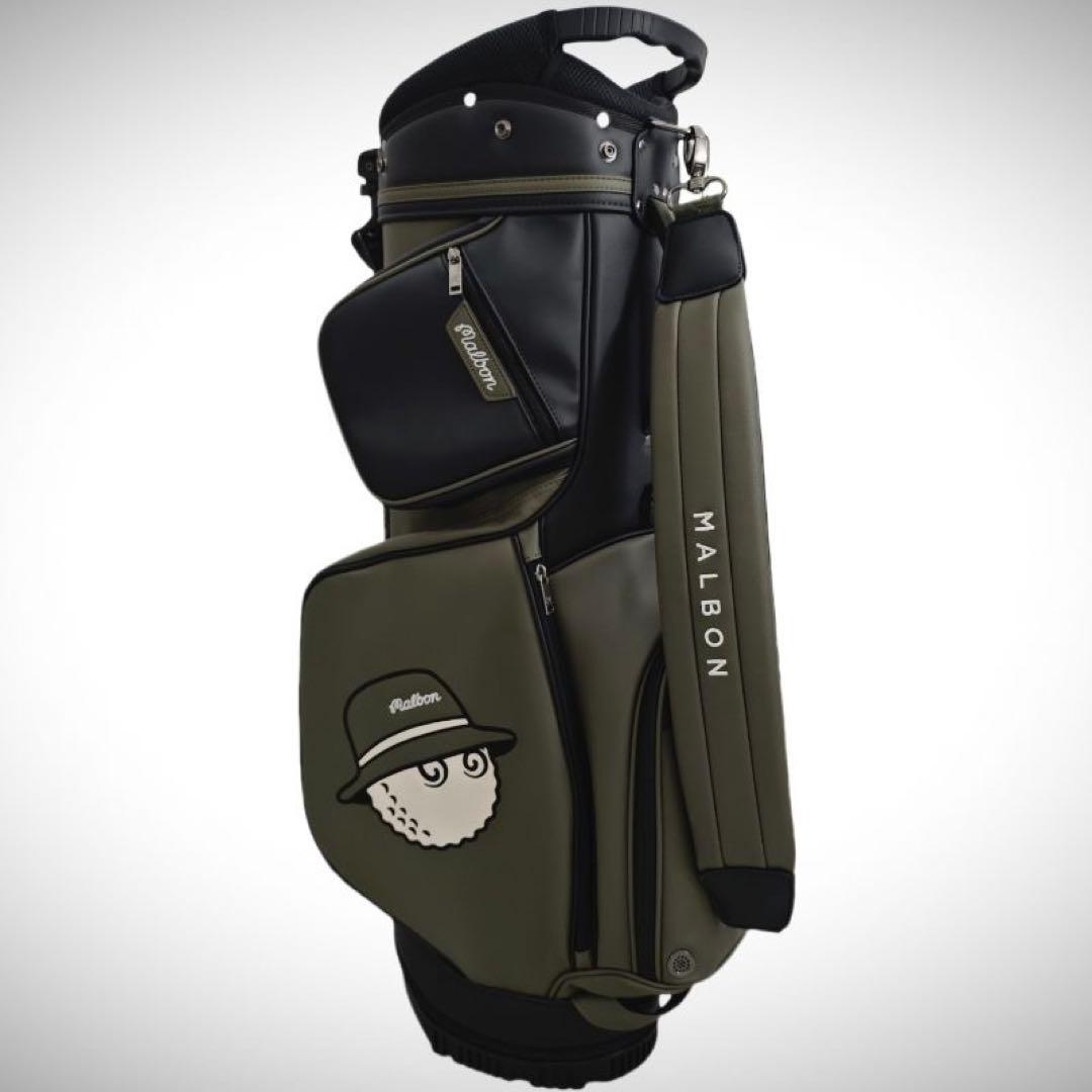 マルボン Malbon 25新作 ゴルフ キャディバッグ ゴルフバッグ