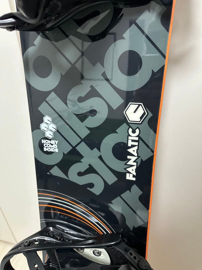 fanatic × FLUX ビンディング付きスノーボード 155cm カバー付