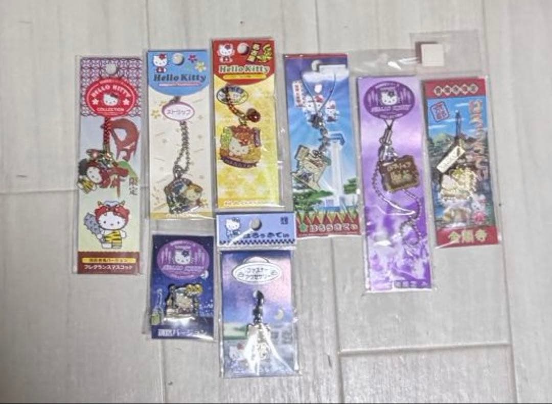 ご当地キティ ハローキティ 根付け ファスナーマスコット 他 25個 まとめ売り