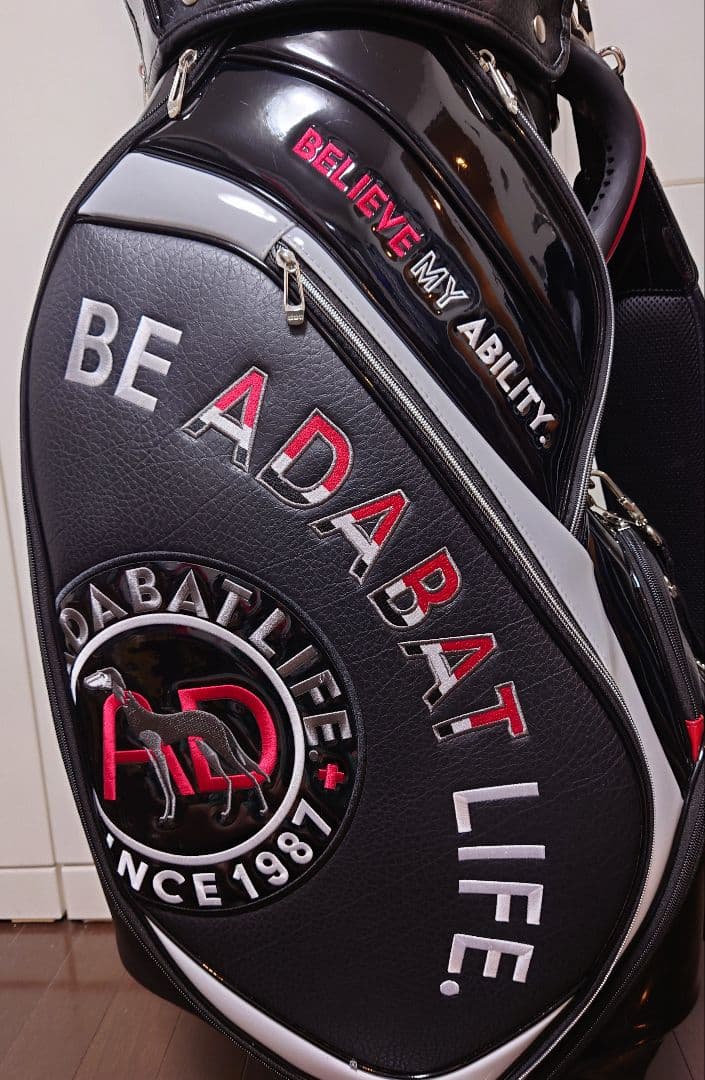 【中古品】adabat　メンズ　キャディーバッグ　2023モデル