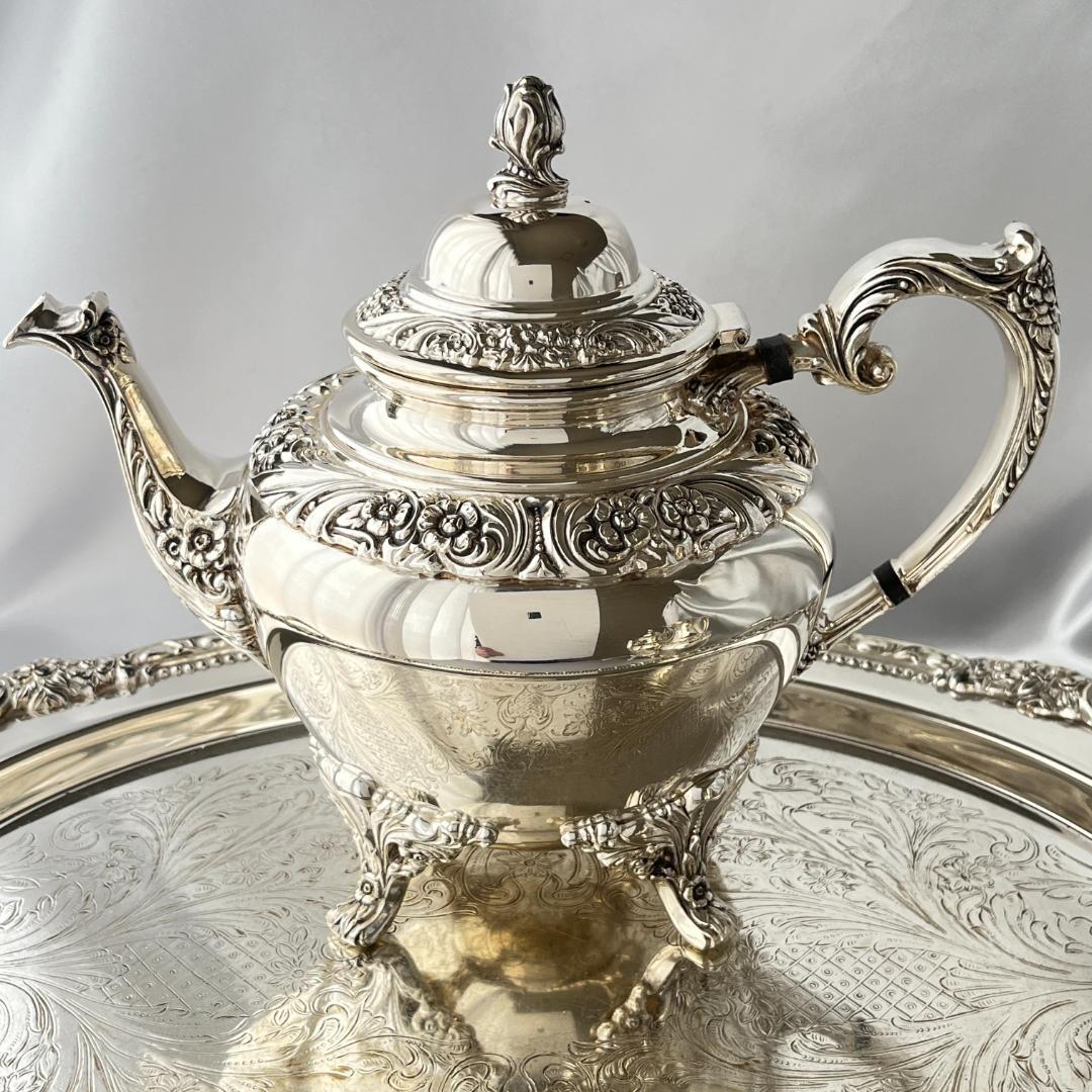 【Rogers Brothers】 HERITAGE ティーセット 3点