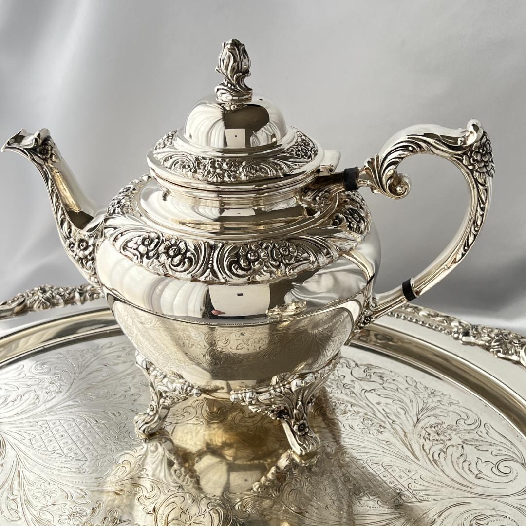 【Rogers Brothers】 HERITAGE ティーセット 3点