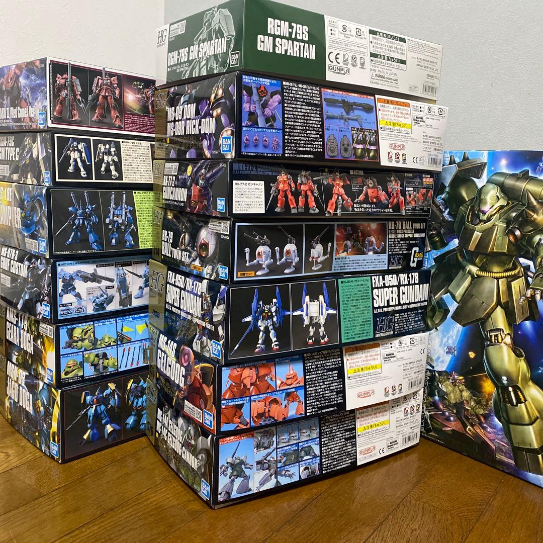 ガンプラ 14点まとめ売り ギラ・ドーガ MG HG ガンダム 宇宙世紀