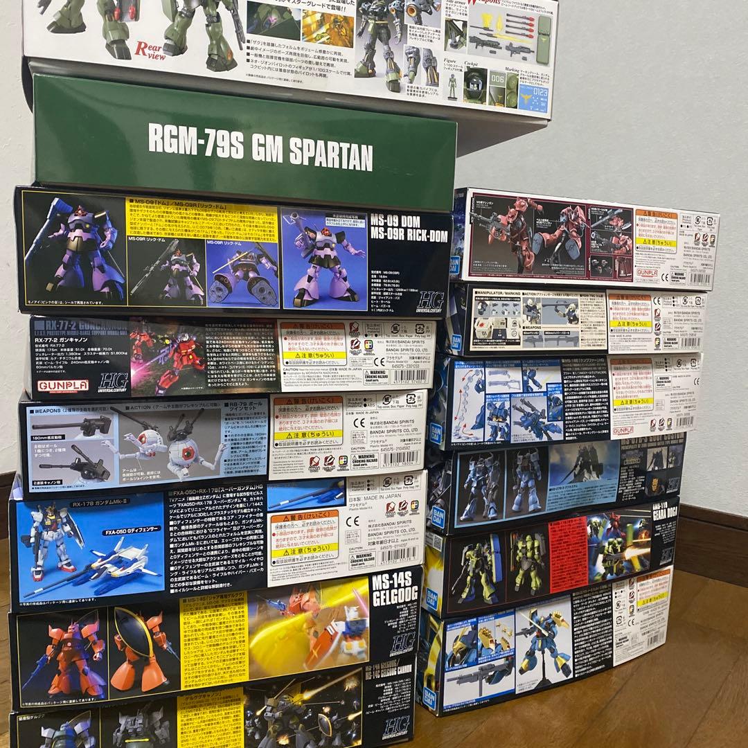 ガンプラ 14点まとめ売り ギラ・ドーガ MG HG ガンダム 宇宙世紀