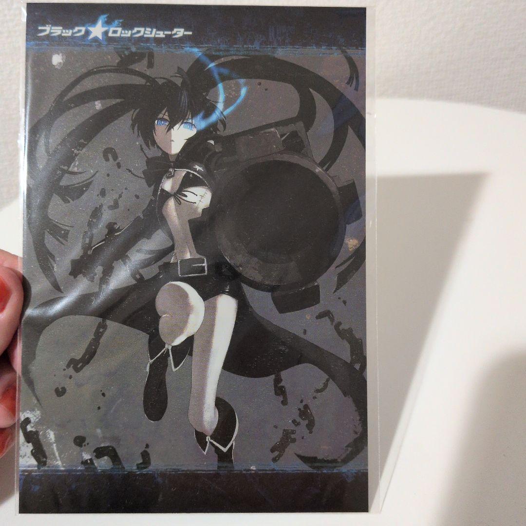 か*う様 ブラック★ロックシューター バッジ 2個　ポストカードセット