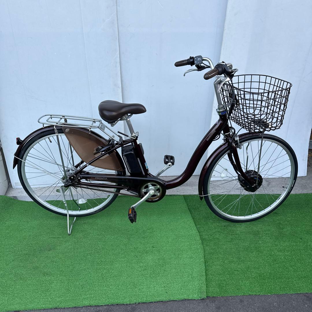 ブリヂストン アルベルト新型電動アシスト自転車26インチ ブラウン