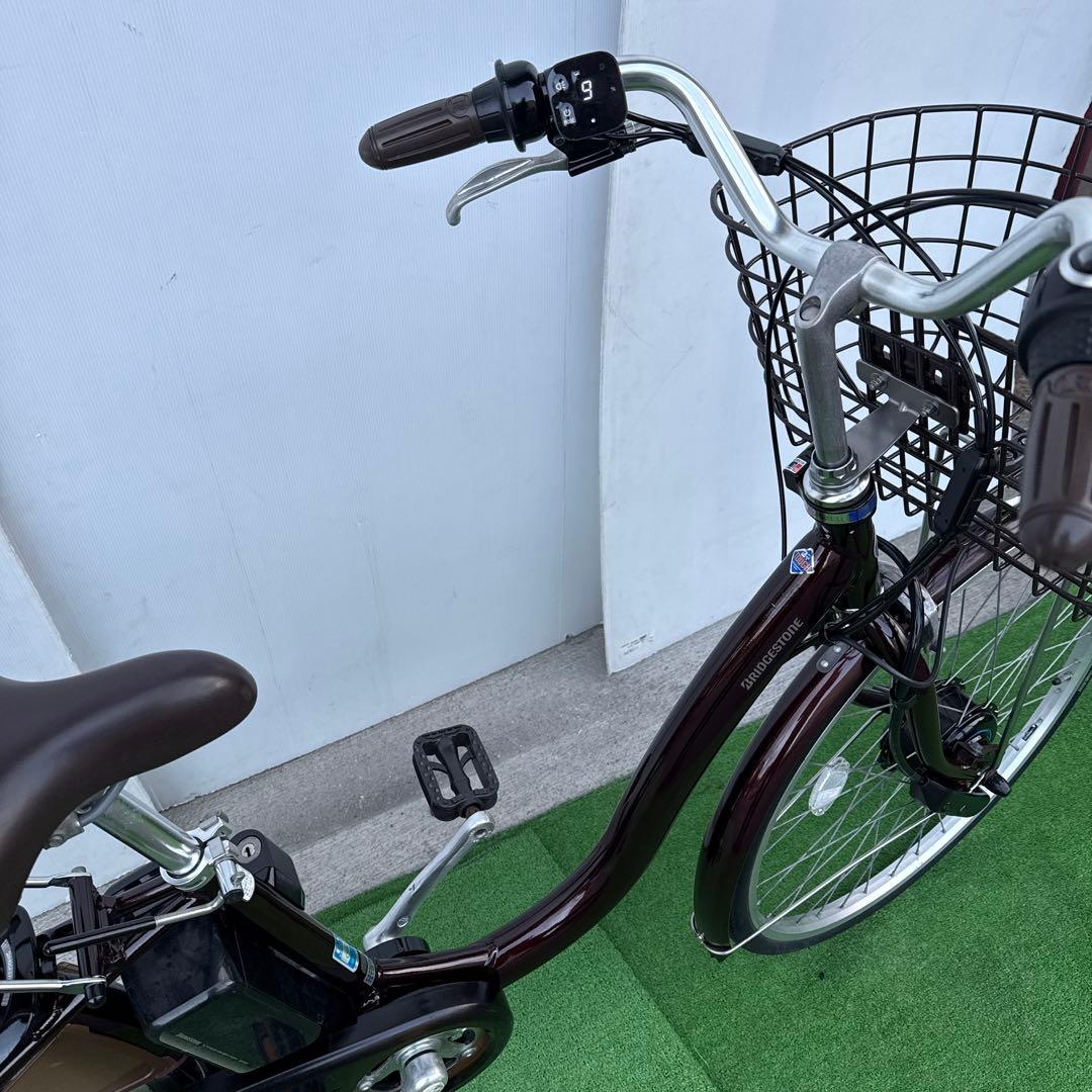 ブリヂストン アルベルト新型電動アシスト自転車26インチ ブラウン