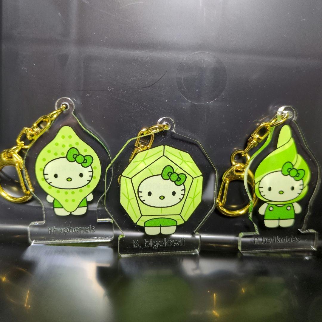 アクリルキーホルダー　ハローキティ　新品　大阪関西万博　日本館