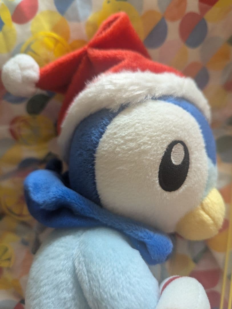 【希少品】ポッチャマ クリスマスぬいぐるみ ポケモンセンター　2007