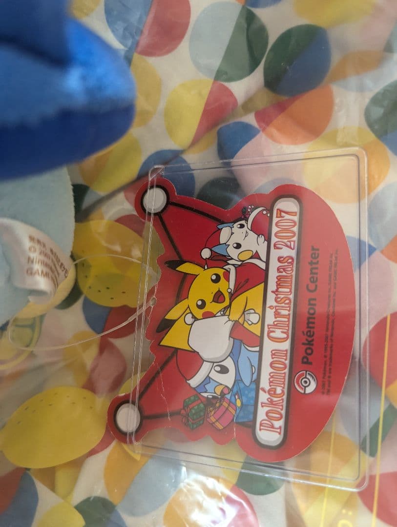 【希少品】ポッチャマ クリスマスぬいぐるみ ポケモンセンター　2007